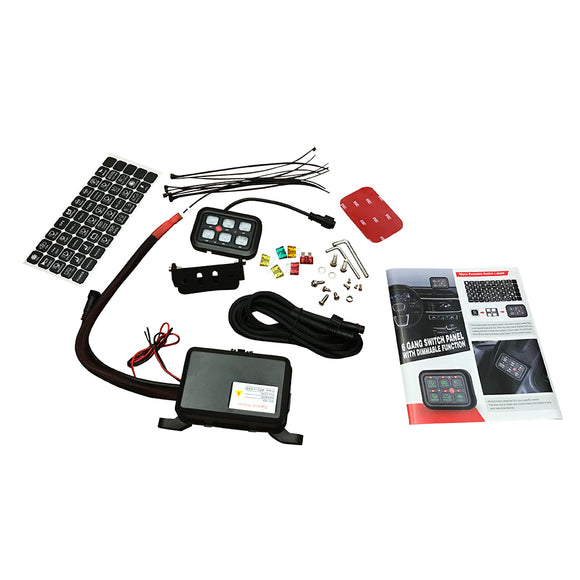 Southern Trails 6 Gang LED Switch Panel